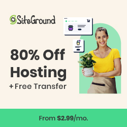 SiteGround Starting from just $2.99/mo